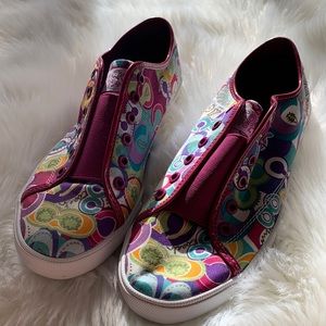 Coach Slip On Tennis Shoes Size 10